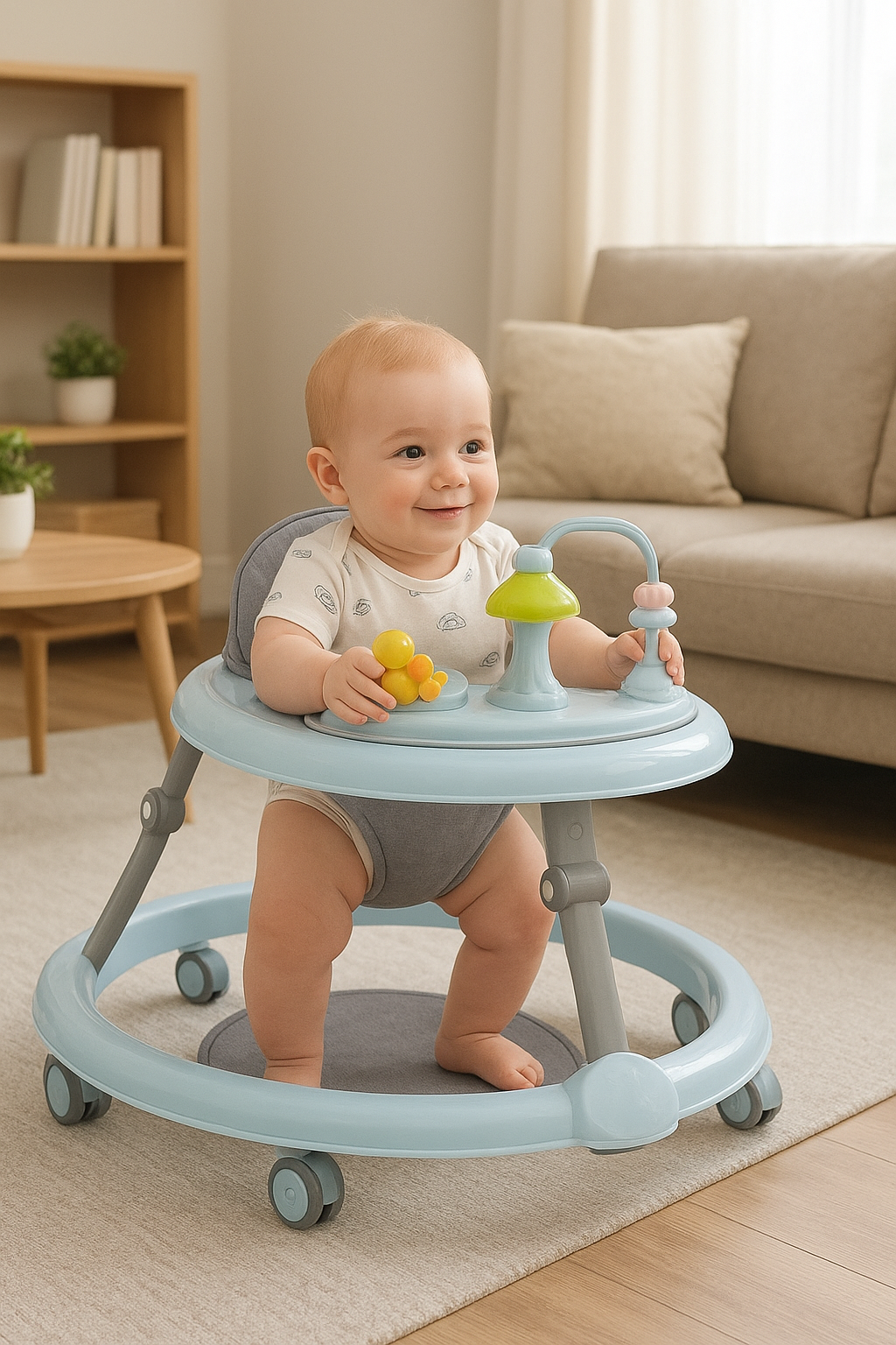 Baby Walker – Multi-Functional Anti-Rollover & Anti-O-Legs Design