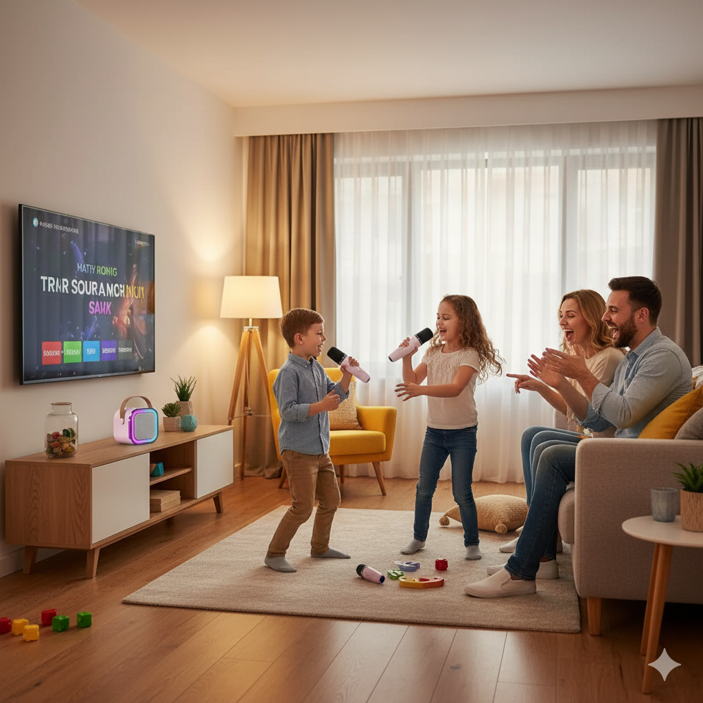 K12 Wireless Bluetooth Speaker with Dual Microphones & RGB Lights