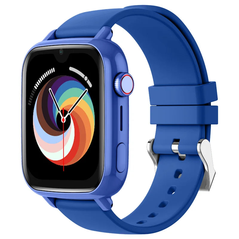 GPS & WiFi Tracker Smartwatch with Video Call, SOS, Camera, App Download, and Location Monitoring