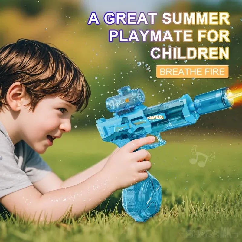 LED Electric Water Gun with Automatic Sensor & Lights