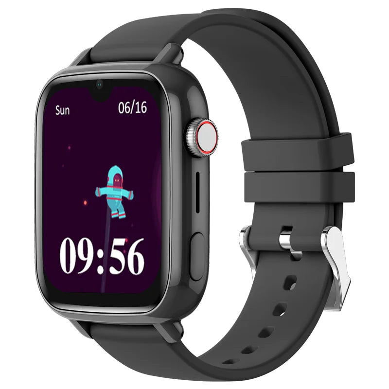 GPS & WiFi Tracker Smartwatch with Video Call, SOS, Camera, App Download, and Location Monitoring