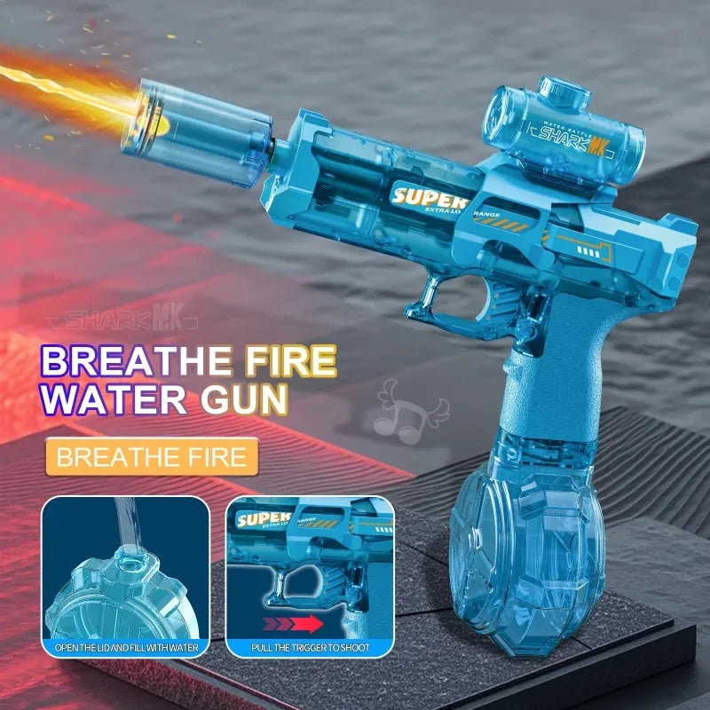 LED Electric Water Gun with Automatic Sensor & Lights