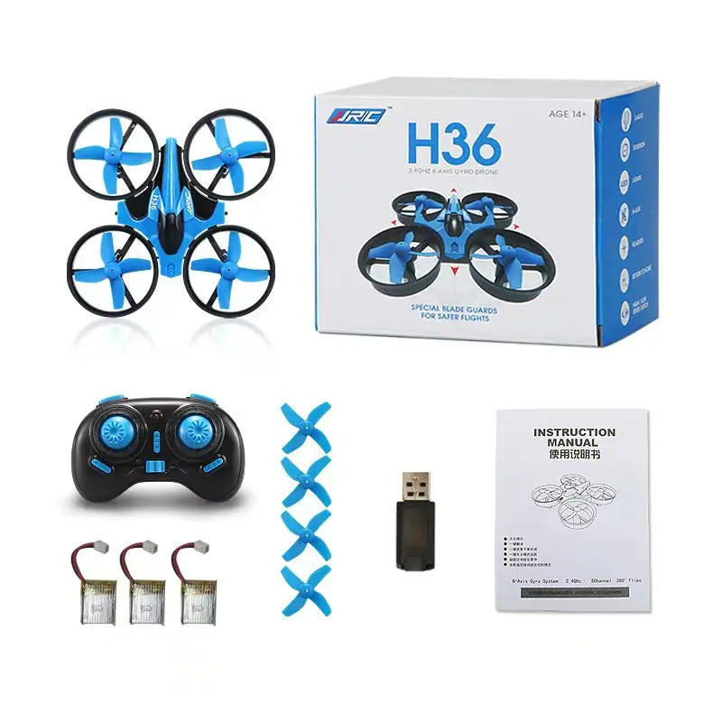 4CH 6-Axis Gyro Quadcopter with Headless Mode & 360° Flip – Remote Control Mini Drone for Kids
