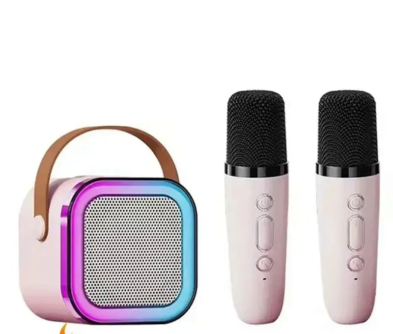 K12 Wireless Bluetooth Speaker with Dual Microphones & RGB Lights