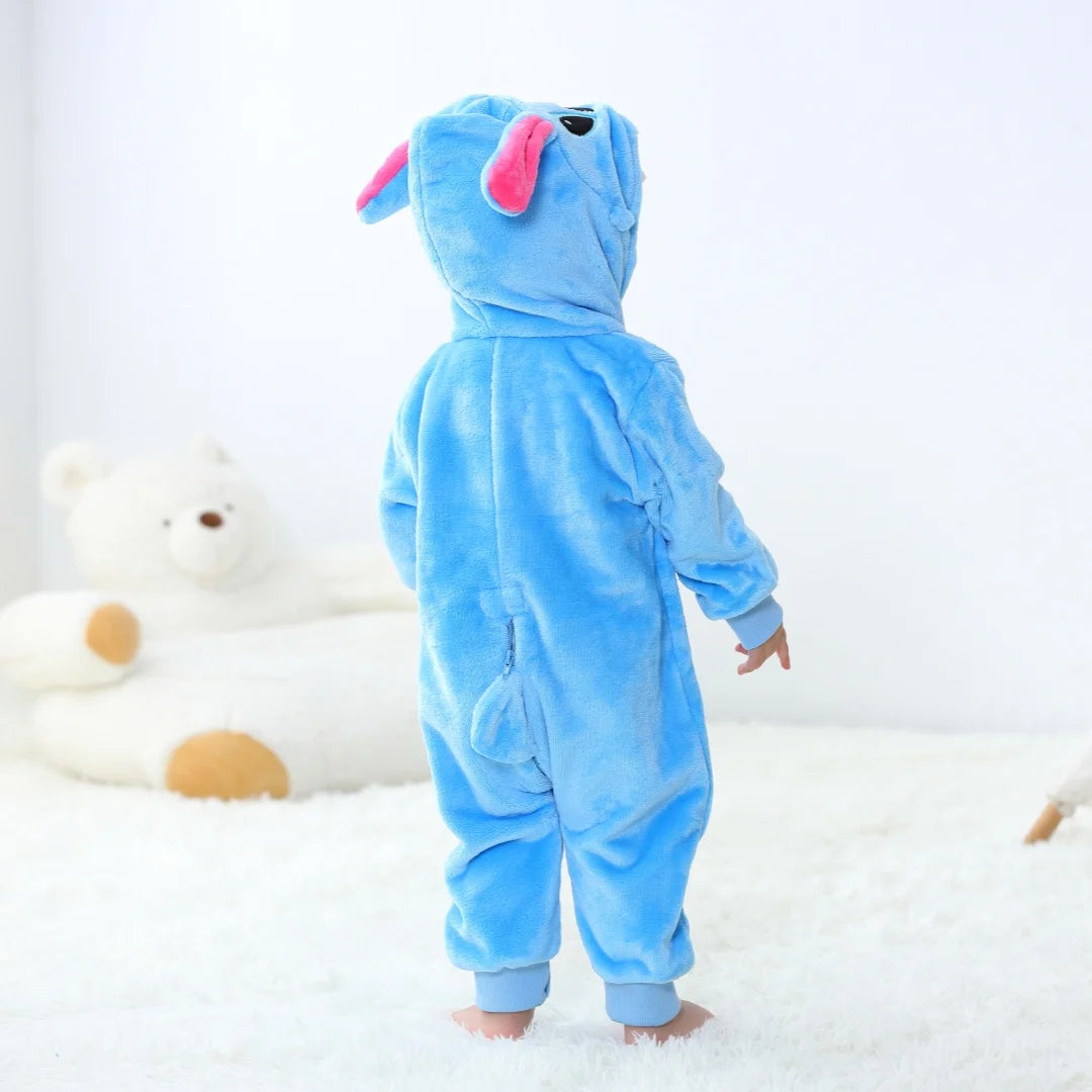 Stitch Baby Romper – Cute Cartoon Jumpsuit Pajamas for Infants