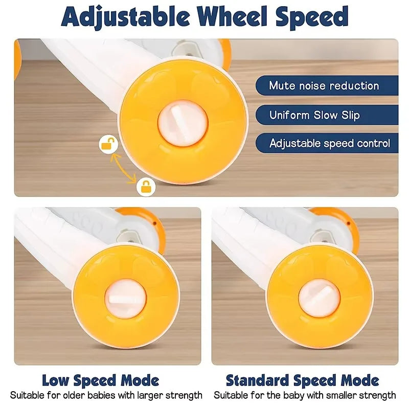 PANGDUBE Early Educational Baby Walker with Artboard Toy