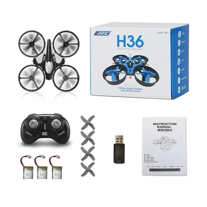 4CH 6-Axis Gyro Quadcopter with Headless Mode & 360° Flip – Remote Control Mini Drone for Kids